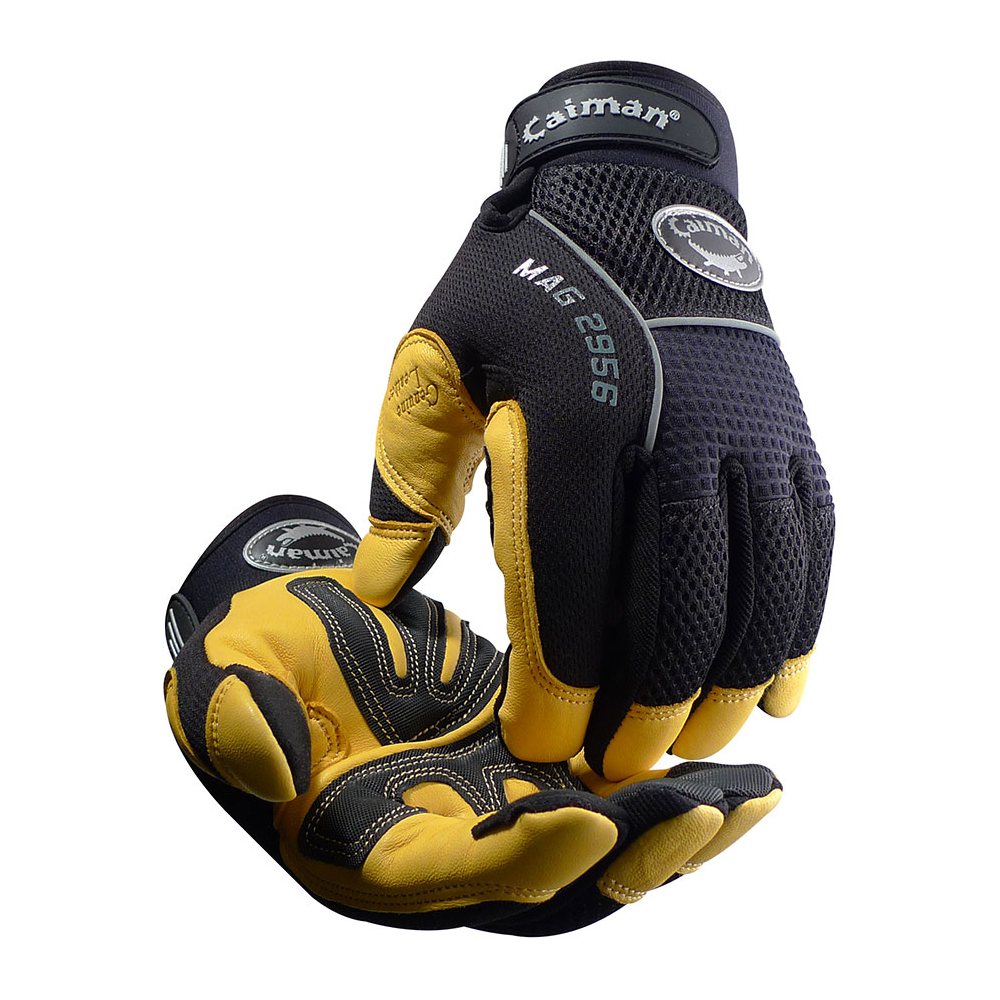 Caiman Rhino Tex Synthetic Leather Work Gloves Image